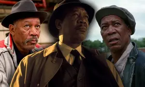 Morgan Freeman i tre olika roller från filmer. En ikonisk skådespelare som berört många i sina filmer.