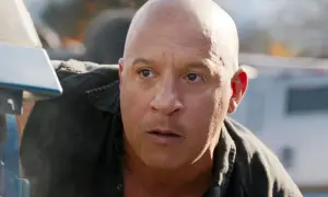 Dominic Toretto ser intensiv ut, redo för mer action i Fast & Furious 11.