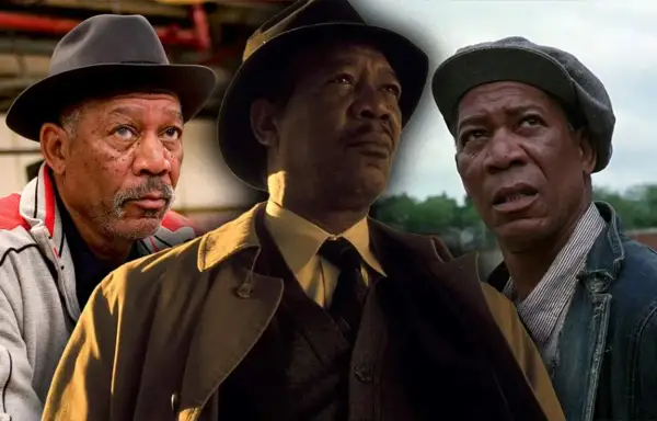 Morgan Freeman i tre olika roller från filmer. En ikonisk skådespelare som berört många i sina filmer.